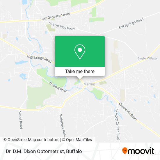 Dr. D.M. Dixon Optometrist map