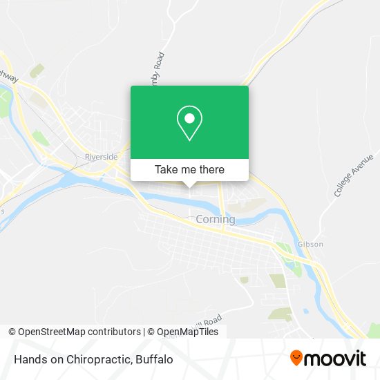 Hands on Chiropractic map