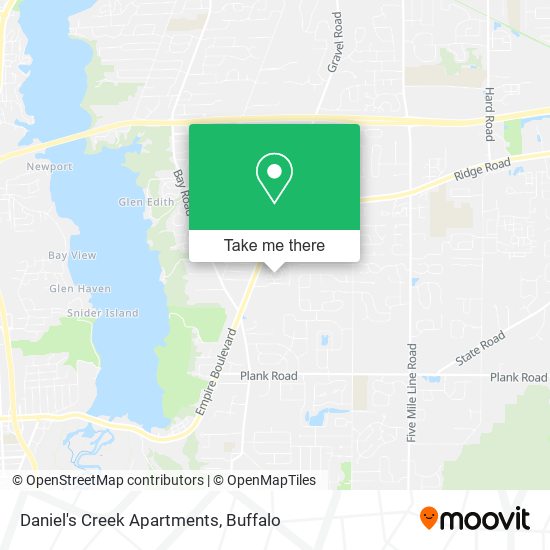 Mapa de Daniel's Creek Apartments