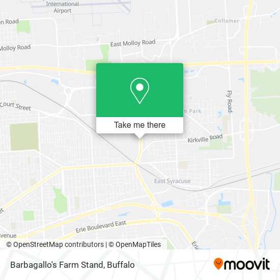 Barbagallo's Farm Stand map