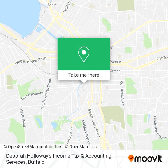 Deborah Holloway's Income Tax & Accounting Services map
