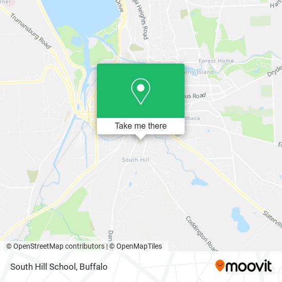 Mapa de South Hill School