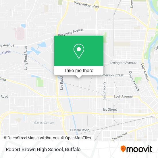 Mapa de Robert Brown High School
