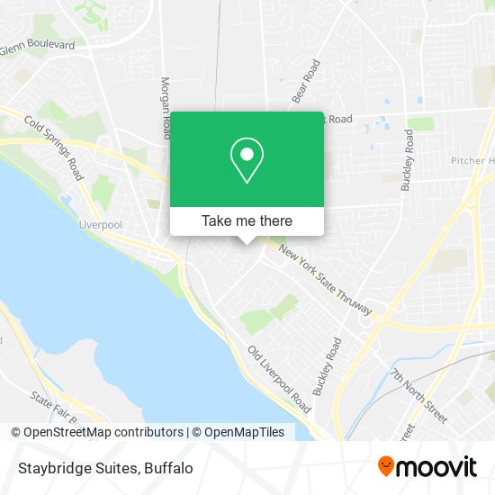 Mapa de Staybridge Suites