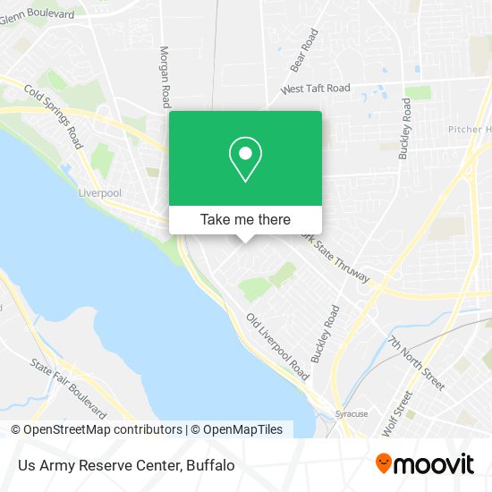 Mapa de Us Army Reserve Center