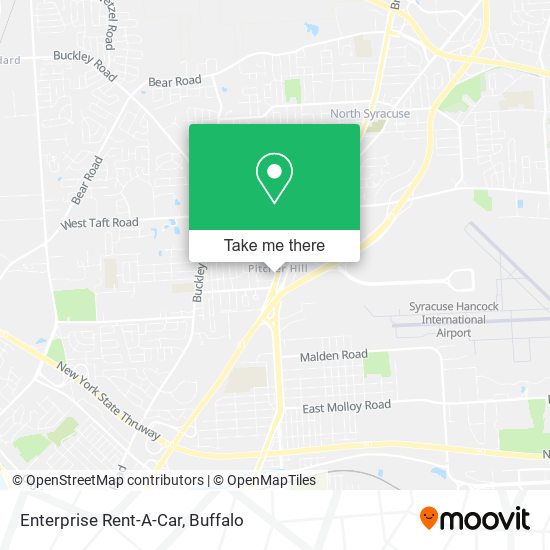 Enterprise Rent-A-Car map