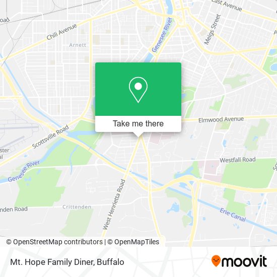 Mt. Hope Family Diner map