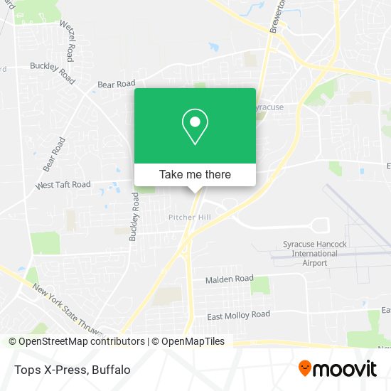 Mapa de Tops X-Press
