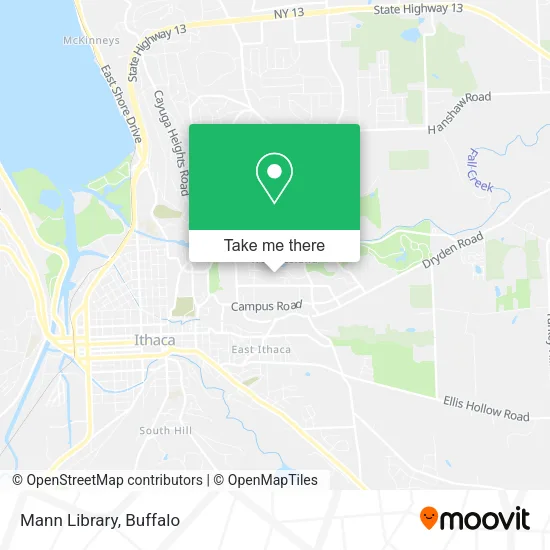 Mann Library map