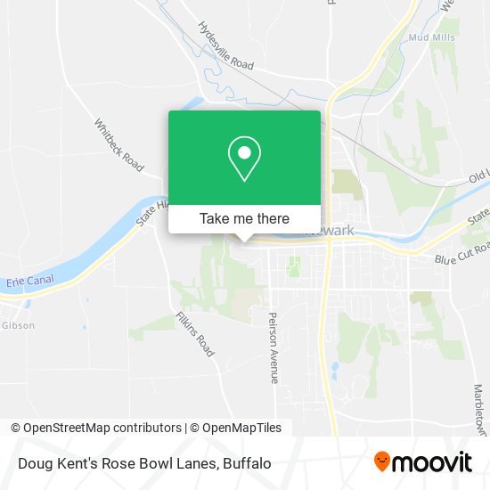 Mapa de Doug Kent's Rose Bowl Lanes