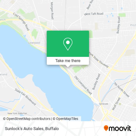 Sunlock's Auto Sales map