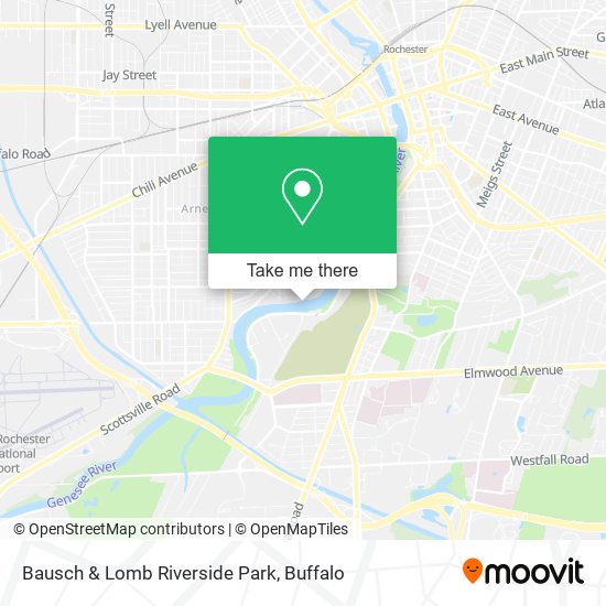 Mapa de Bausch & Lomb Riverside Park