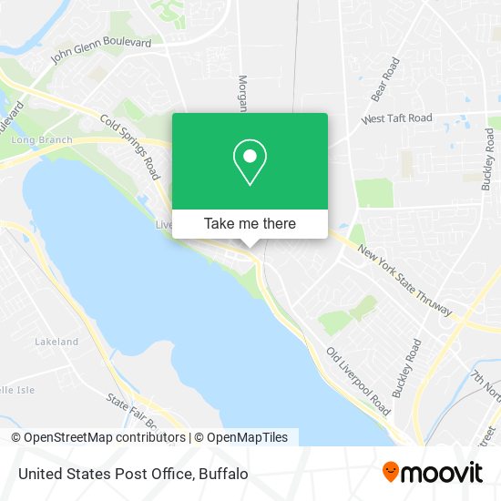 United States Post Office map