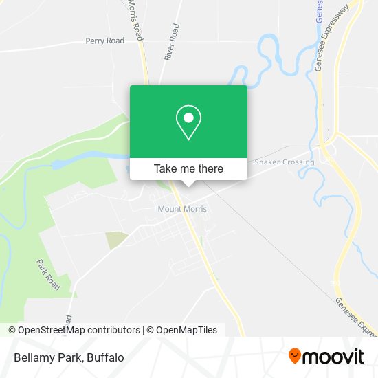 Mapa de Bellamy Park