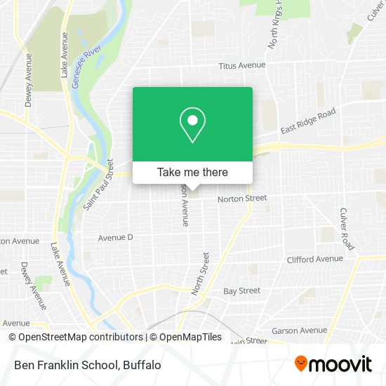 Mapa de Ben Franklin School
