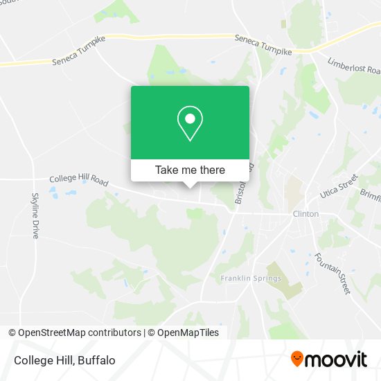 Mapa de College Hill