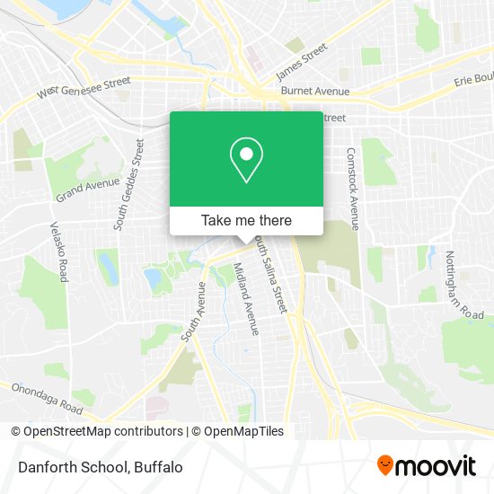 Mapa de Danforth School