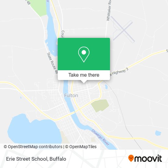 Erie Street School map