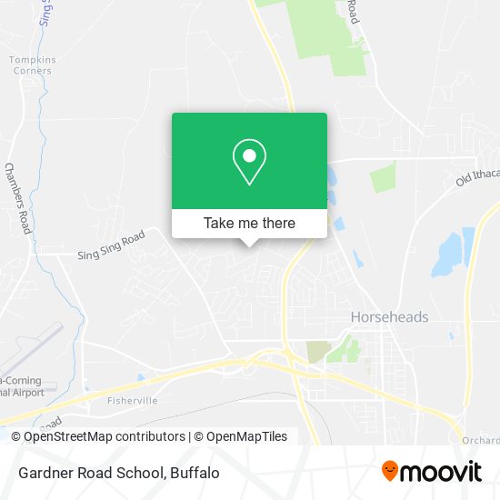Gardner Road School map