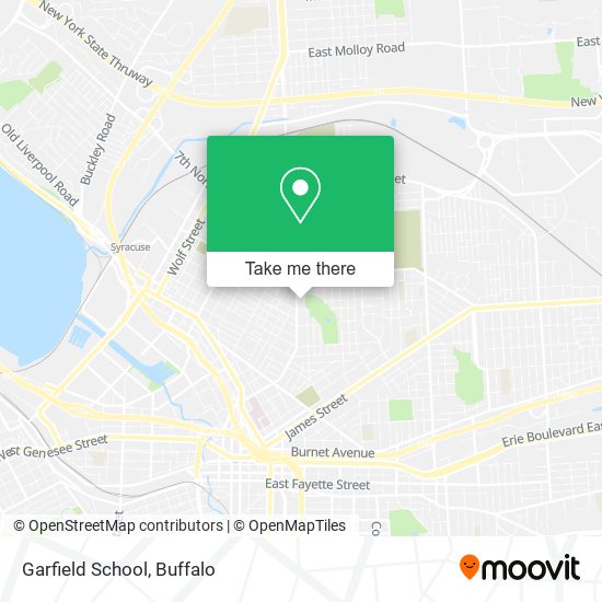 Mapa de Garfield School