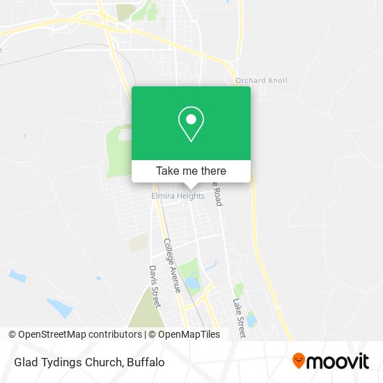 Glad Tydings Church map