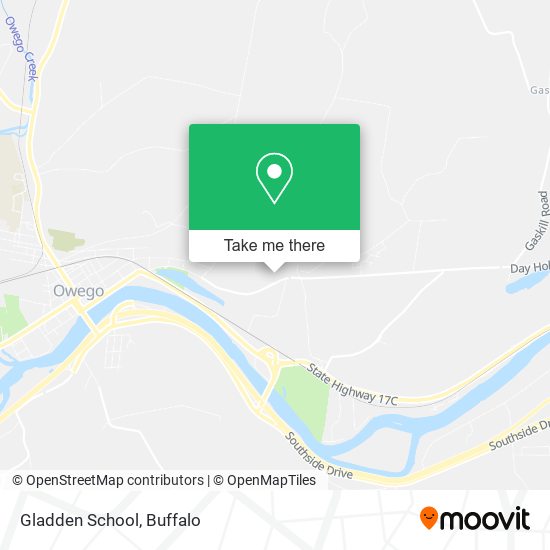 Mapa de Gladden School