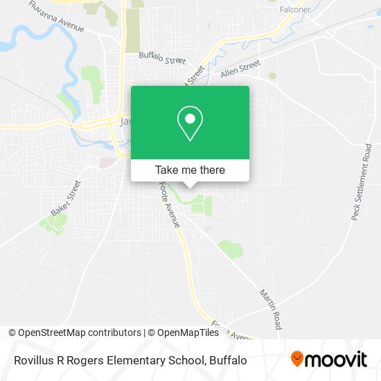 Mapa de Rovillus R Rogers Elementary School