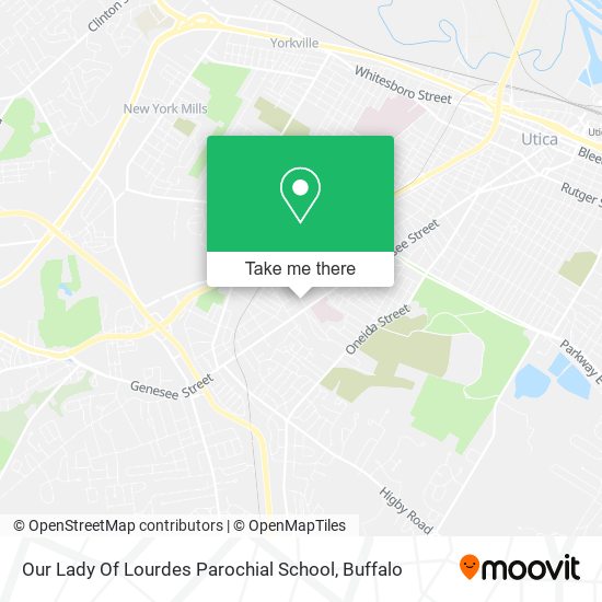 Our Lady Of Lourdes Parochial School map