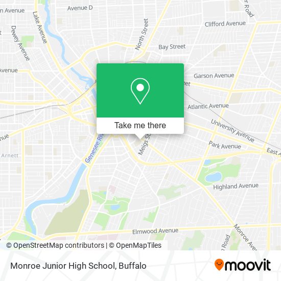 Mapa de Monroe Junior High School