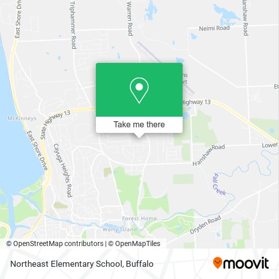 Mapa de Northeast Elementary School
