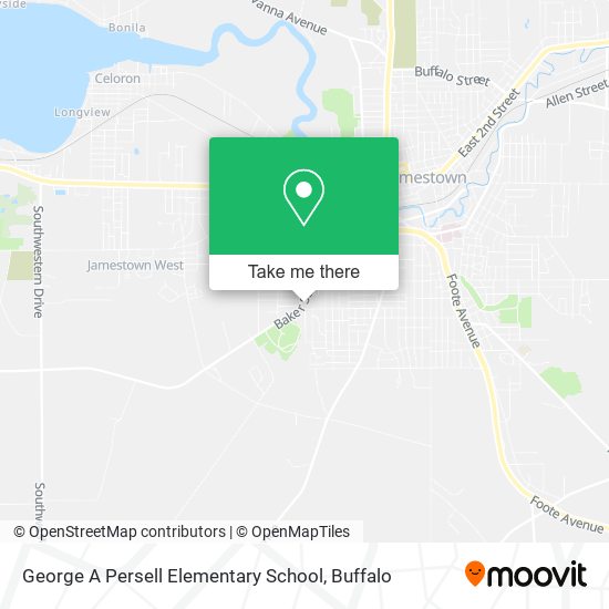 George A Persell Elementary School map