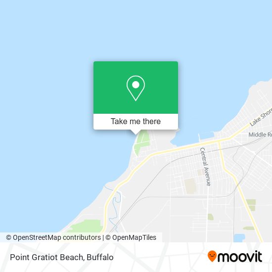 Point Gratiot Beach map
