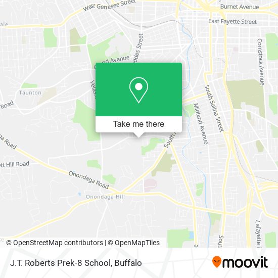 J.T. Roberts Prek-8 School map