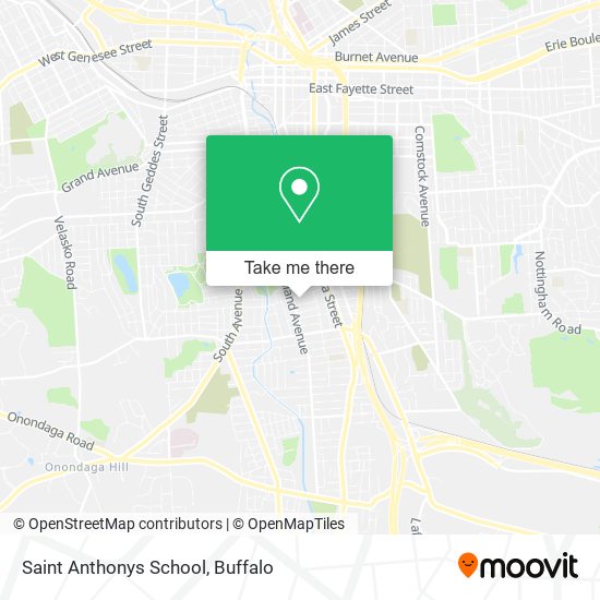 Saint Anthonys School map