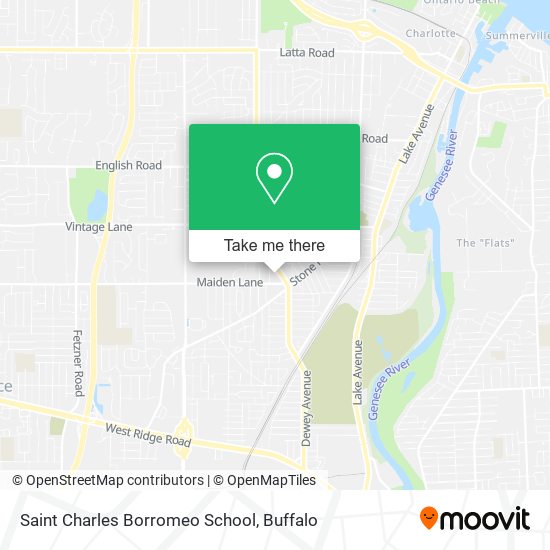 Saint Charles Borromeo School map