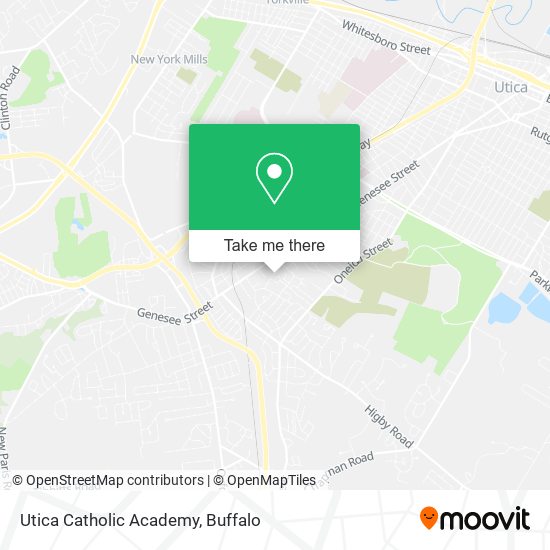 Mapa de Utica Catholic Academy