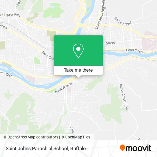 Mapa de Saint Johns Parochial School