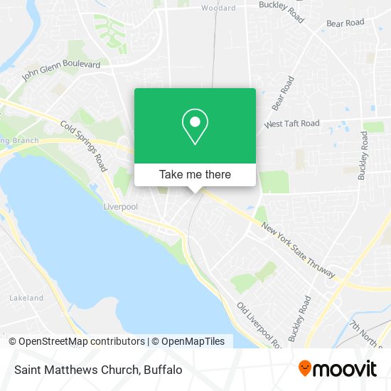 Saint Matthews Church map