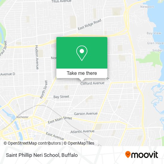 Saint Phillip Neri School map