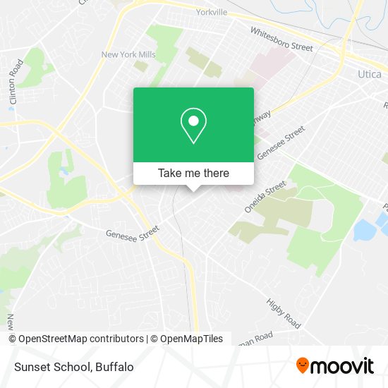 Mapa de Sunset School