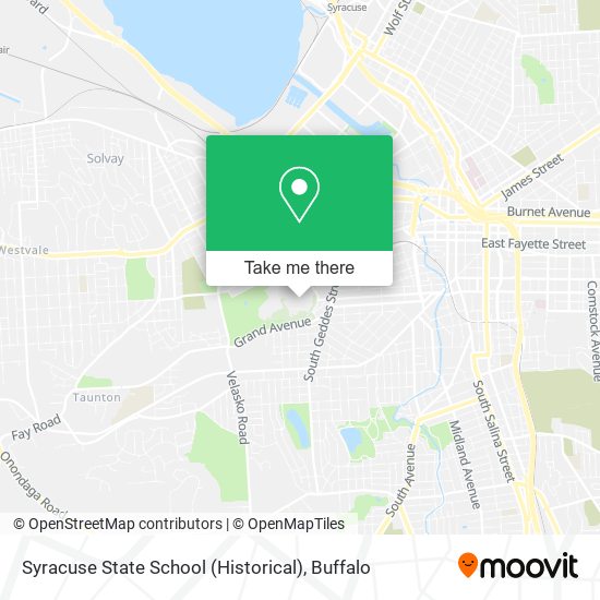 Mapa de Syracuse State School (Historical)