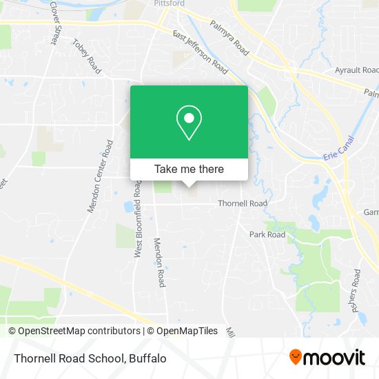 Thornell Road School map