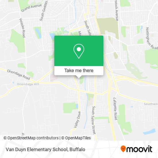 Van Duyn Elementary School map