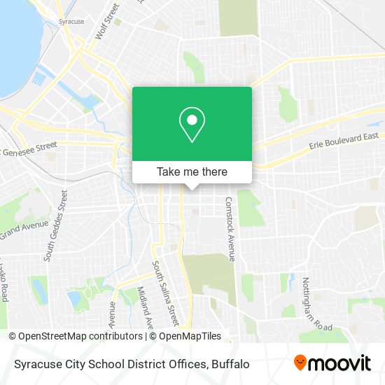 Syracuse City School District Offices map