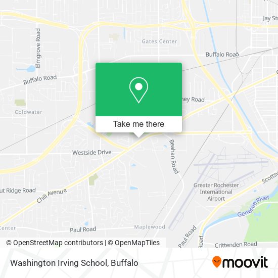 Washington Irving School map