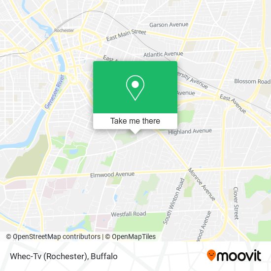 Mapa de Whec-Tv (Rochester)