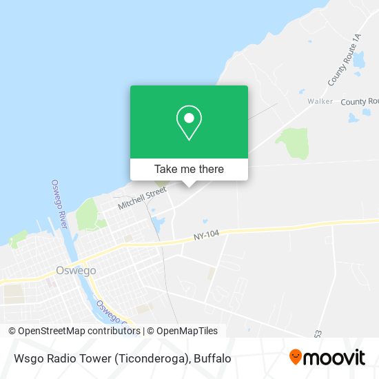 Wsgo Radio Tower (Ticonderoga) map