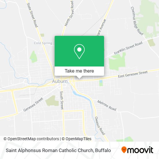 Saint Alphonsus Roman Catholic Church map