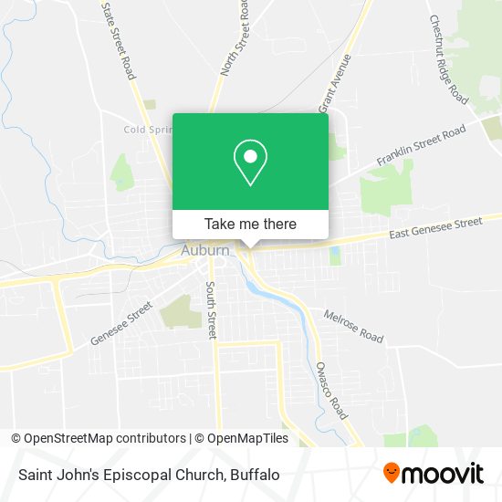 Saint John's Episcopal Church map