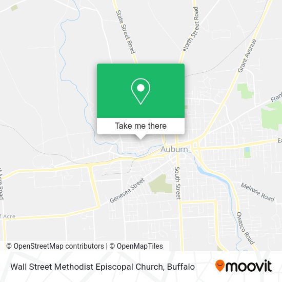 Wall Street Methodist Episcopal Church map